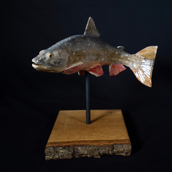 Seesaibling-Skulptur aus Keramik